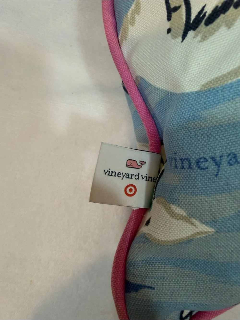 Vineyard Vines For Target Tropical Island Print Accent Pillow